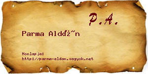 Parma Aldán névjegykártya